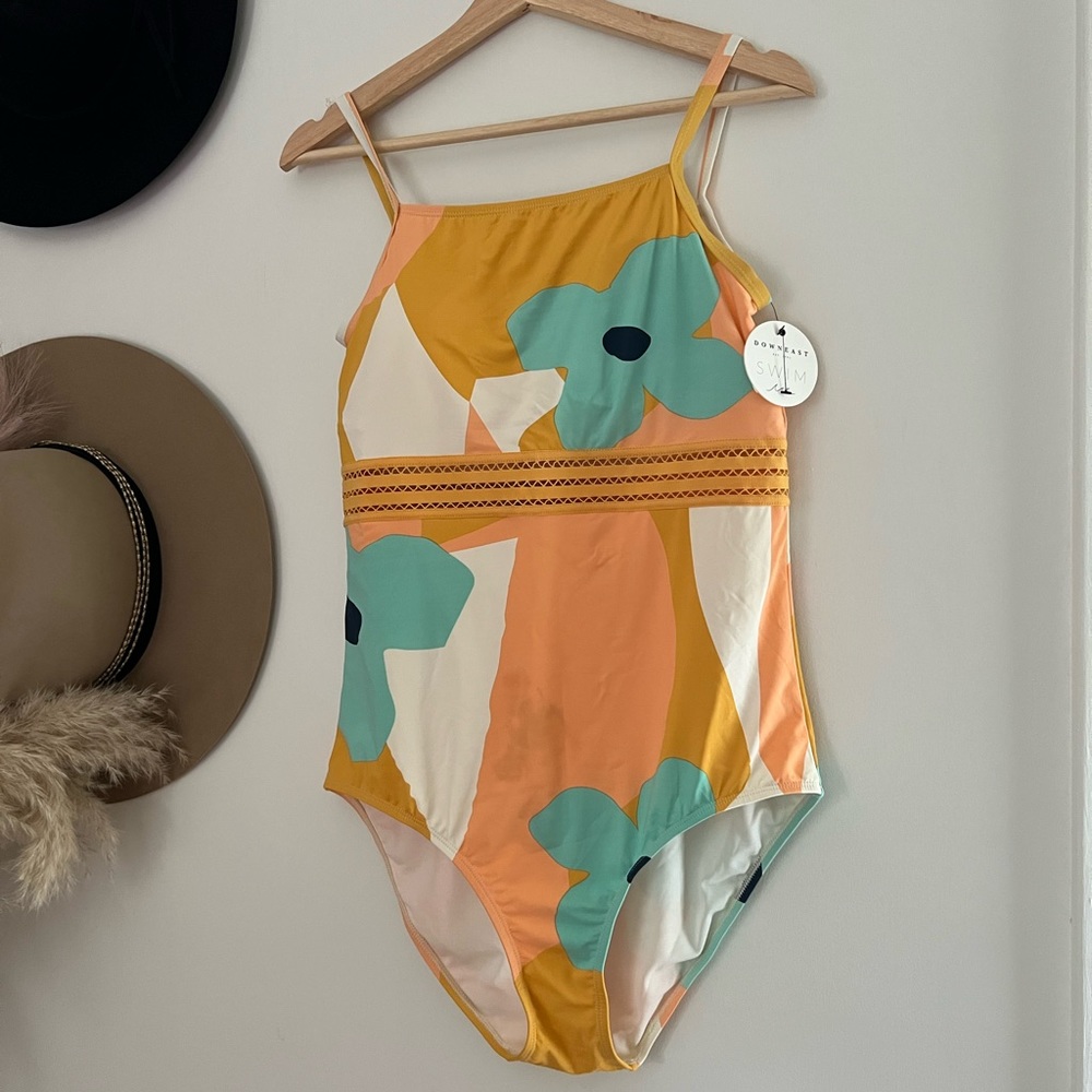 Downeast Campobello Island Suit Beachy Bloom Bathing Suit